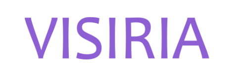 Het logo van Visiria.